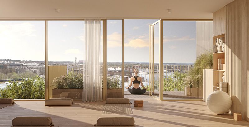 Salle de Yoga